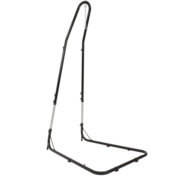 Sunnydaze Powder-Coated Steel Adjustable Hammock Chair Stand - 93 in Sunnydaze Powder-Coated Steel Adjustable Hammock Chair Stand - 93 in