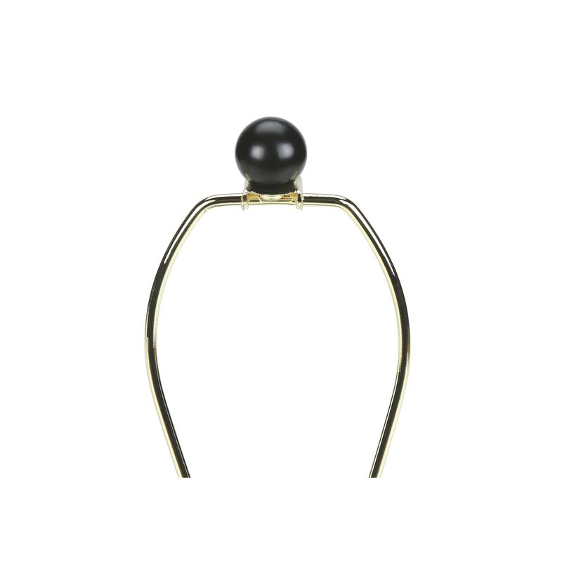 Monarch Specialties I 9734 - Lighting, 23"H, Table Lamp, Black Rattan, Ivory / Cream Shade, Modern