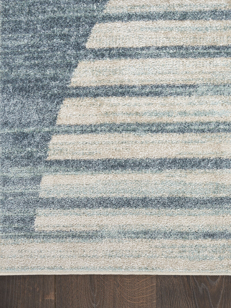 Astra Machine Washable ASW03 Blue 3'3" x 5' Rug