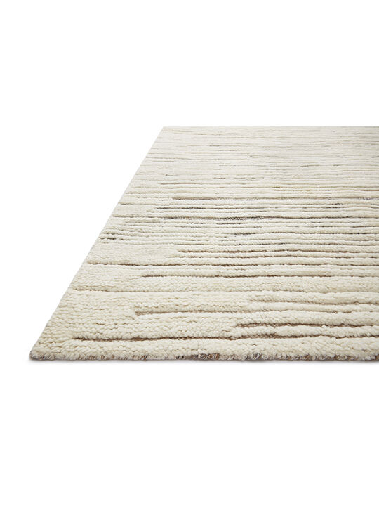 Bennett BEN04 Ivory/Pebble 18" x 18" Sample Rug