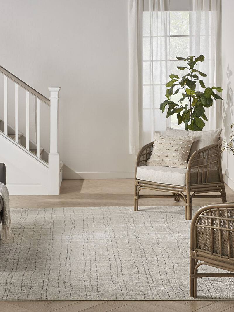 Andes AND03 Ivory/Gray 9' x 12' Rug