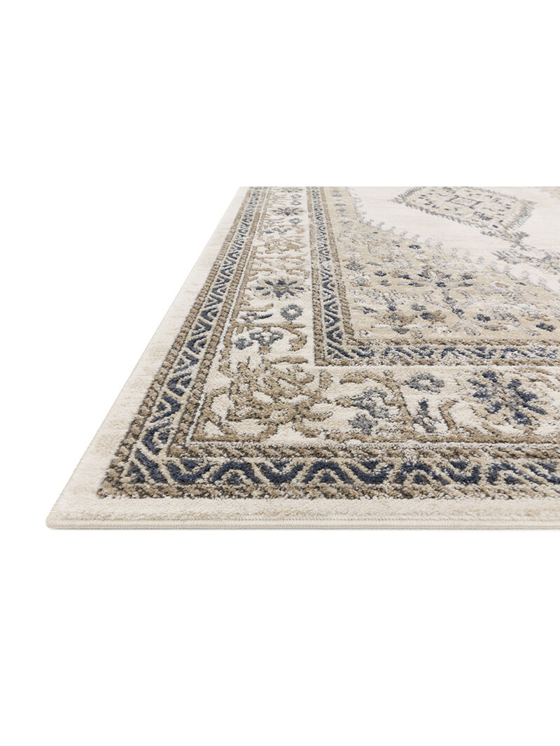 Teagan TEA02 Oatmeal/Ivory 3'4" x 5'7" Rug