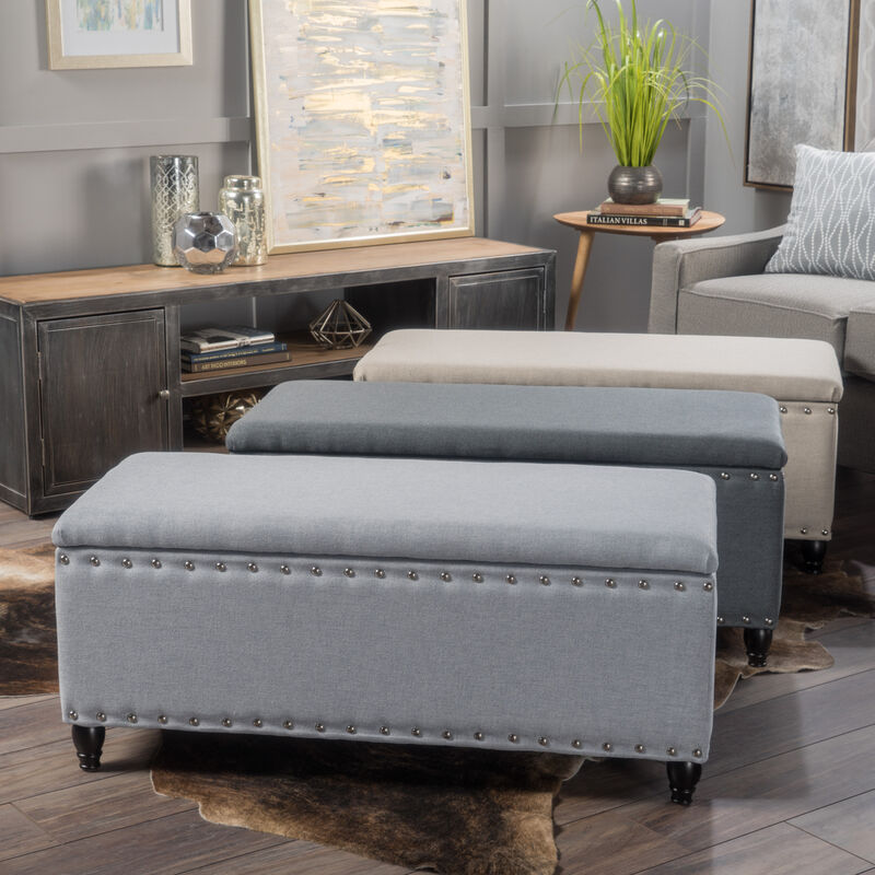 Ottoman with Hidden Storage