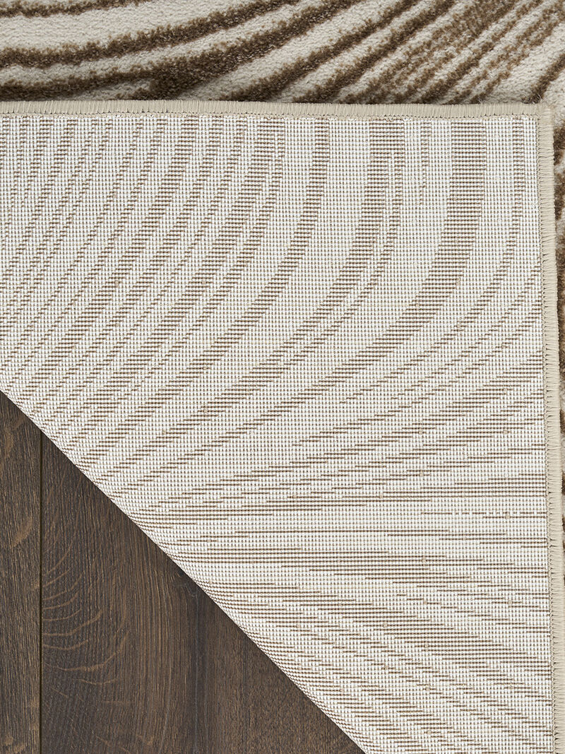 Central Park West CEP02 Beige/Brown 3'11" x 5'11" Rug