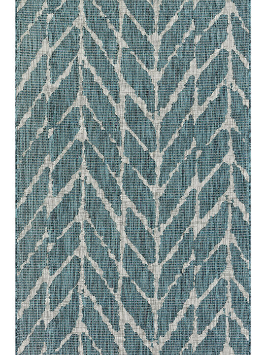 Isle IE02 Teal/Grey 5'3" x 7'7" Rug
