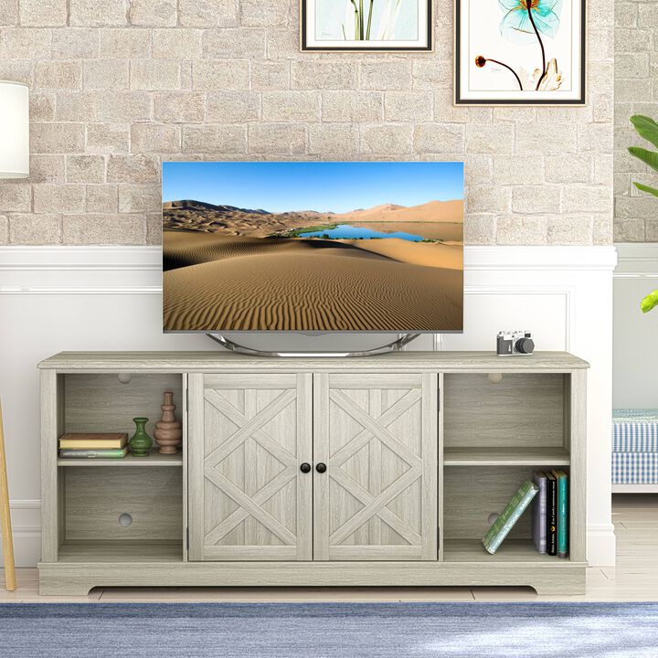 FESTIVO 70-inch Extra-Wide Rustic TV Stand for 80" TVs