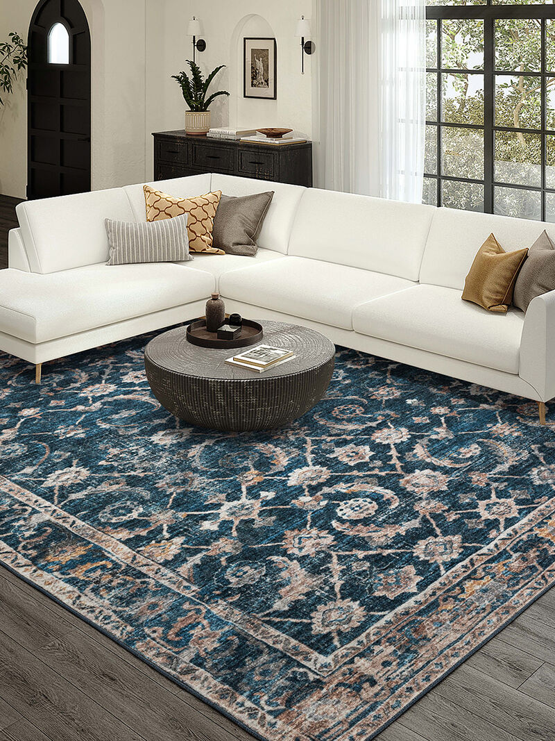 Jericho JC4 Navy 9' x 12' Rug