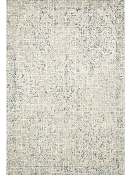 Tatum TW05 Natural/Sky 3'6" x 5'6" Rug