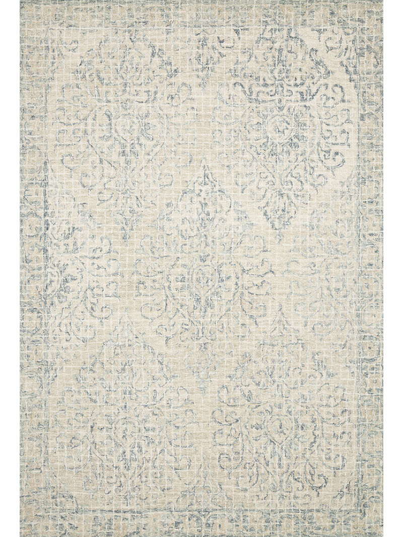 Tatum TW05 Natural/Sky 3'6" x 5'6" Rug
