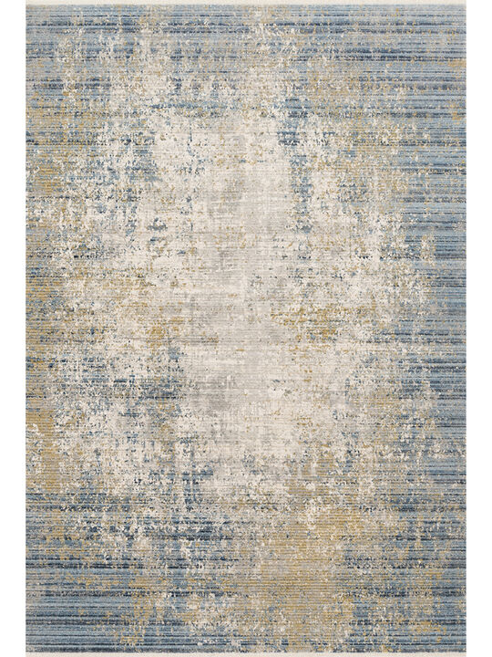Claire CLE08 Neutral/Sea 5'3" x 7'9" Rug