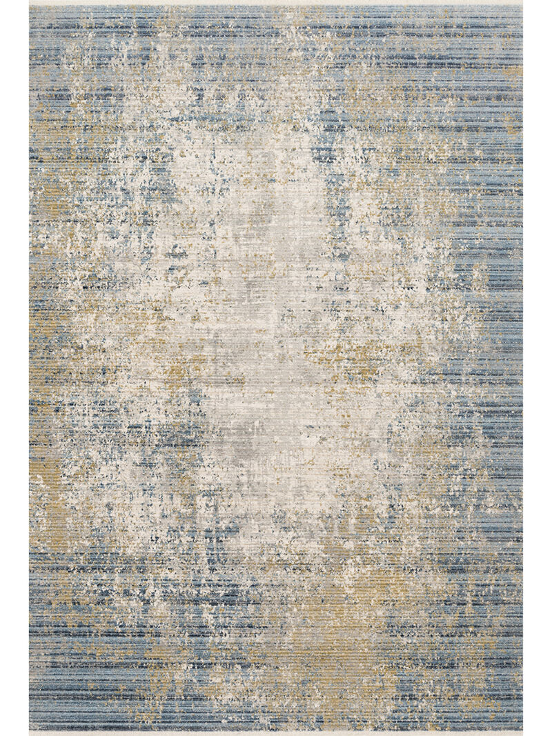 Claire CLE08 Neutral/Sea 5'3" x 7'9" Rug
