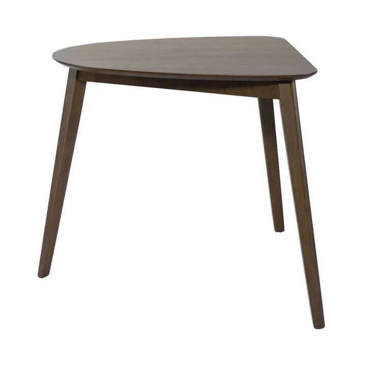 Starlight Canyon Home Brown Modern Dining Table – Small Round Mid Century Corner Kitchen Table