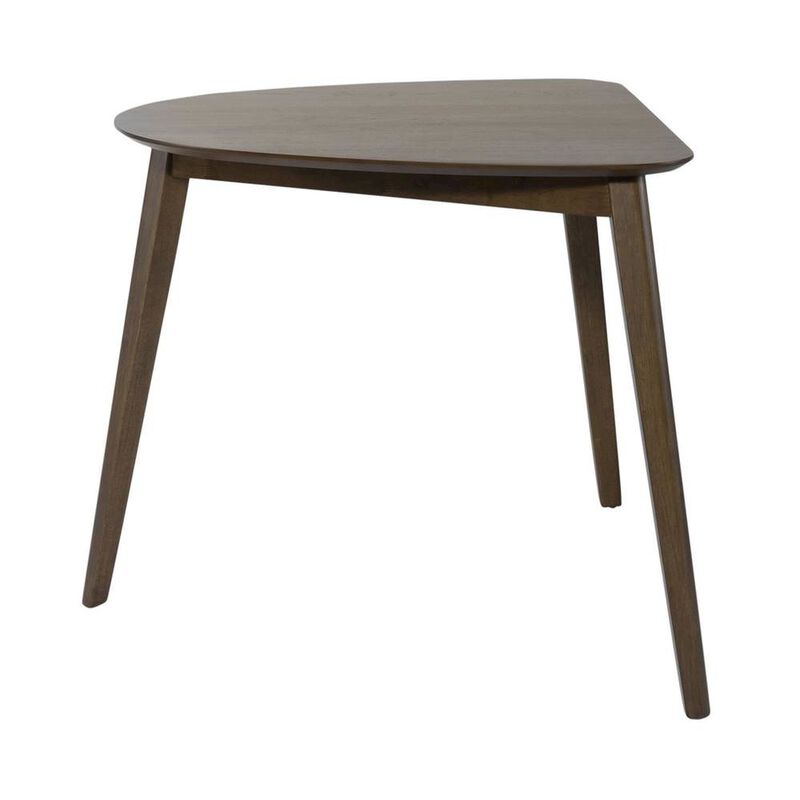 Starlight Canyon Home Brown Modern Dining Table – Small Round Mid Century Corner Kitchen Table