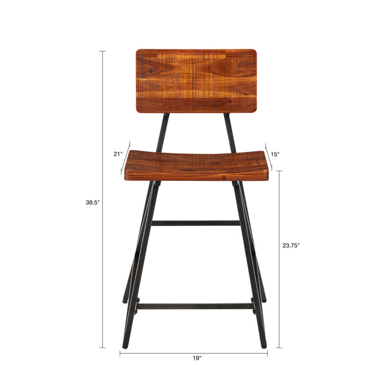 Trestle Counter Stool