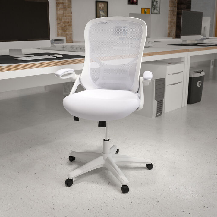 Porter High Back   Mesh Ergonomic Swivel Office Chair with Frame and Flip-up Arms