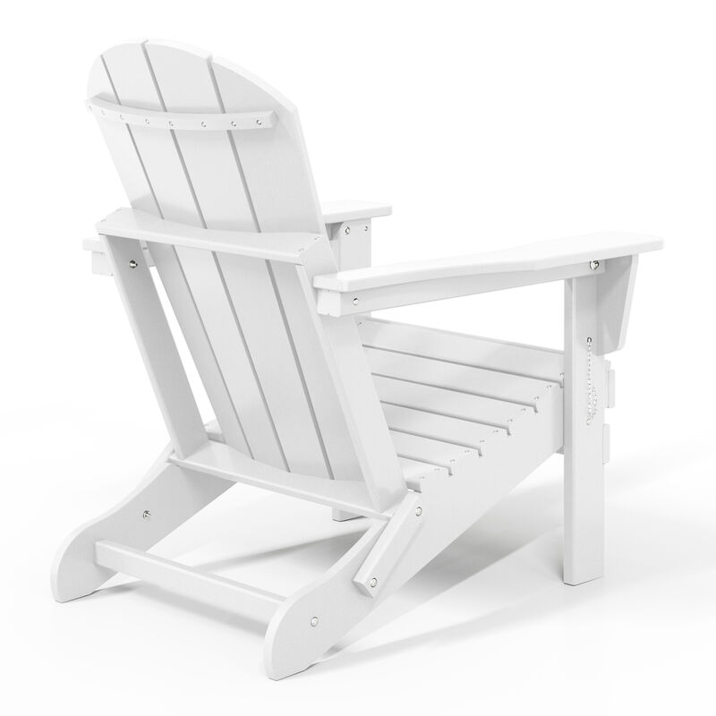 WestinTrends Westintrends 4-Piece set outdoor folding Poly Adirondack chair