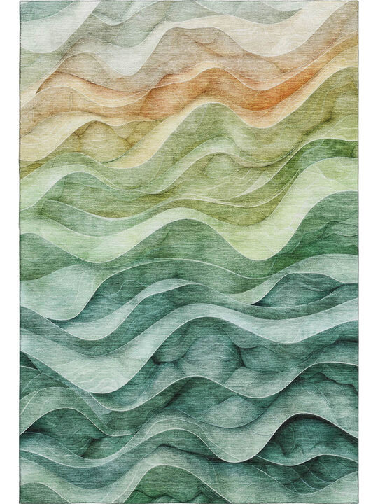 Pacifica PA4 Teal 10' x 14' Rug