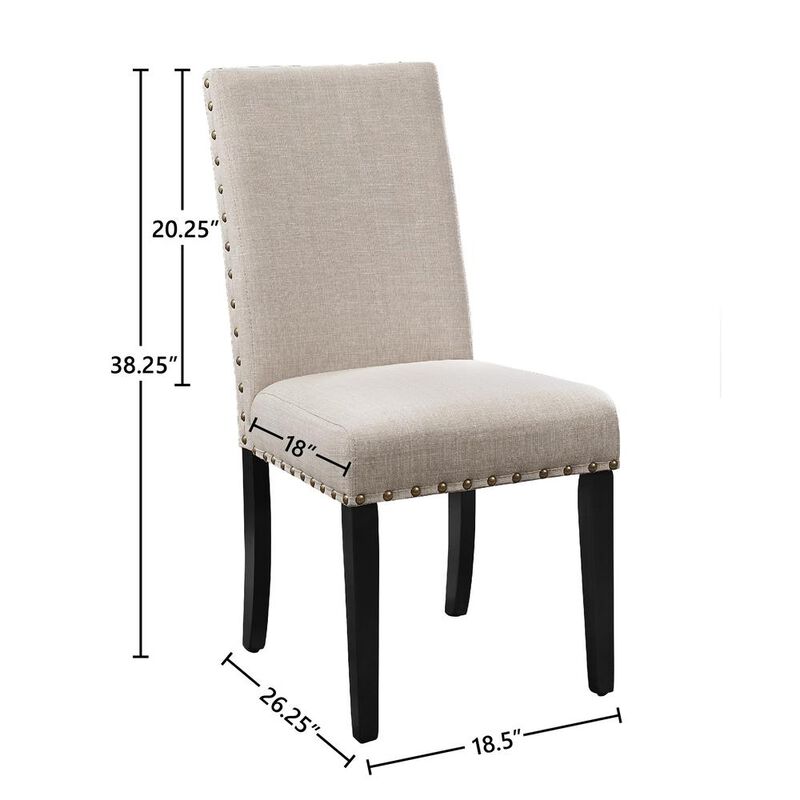 New Classic Furniture Crispin Natural Beige Solid Wood Dining Chair (Set of 4)