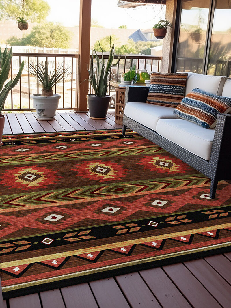 Phoenix PH3 Chocolate 5' x 7'6" Rug