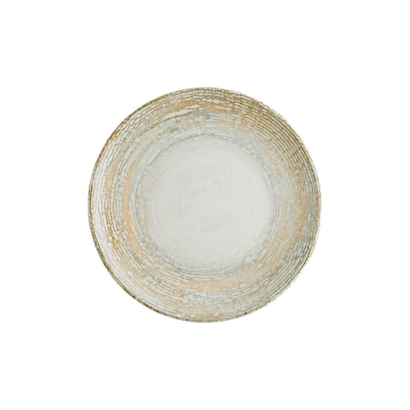 Patera dia.12" Round Decorated Porcelain Plate (Set of 4)