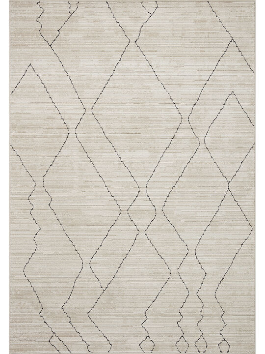 Darby DAR03 Sand/Charcoal 7'10" x 10' Rug