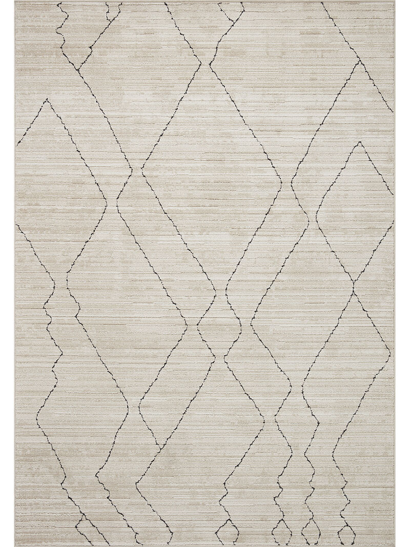 Darby DAR03 Sand/Charcoal 7'10" x 10' Rug