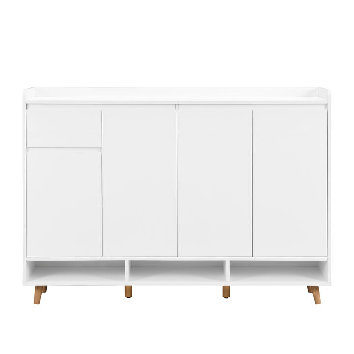 Contemporary Shoe Cabinet with Adjustable Shelves