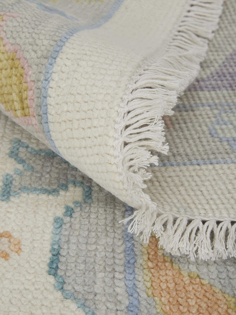 Karina 69G9F 8'6" x 11'6" Ivory/Orange/Blue Rug