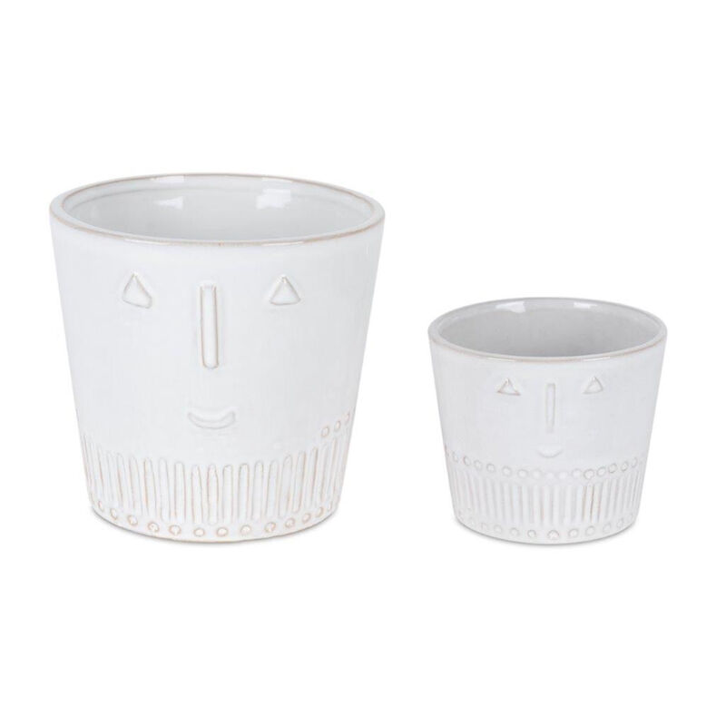 Decorative Planter (Set of 2) – Elegant Pots for Indoor and Outdoor Plant Display