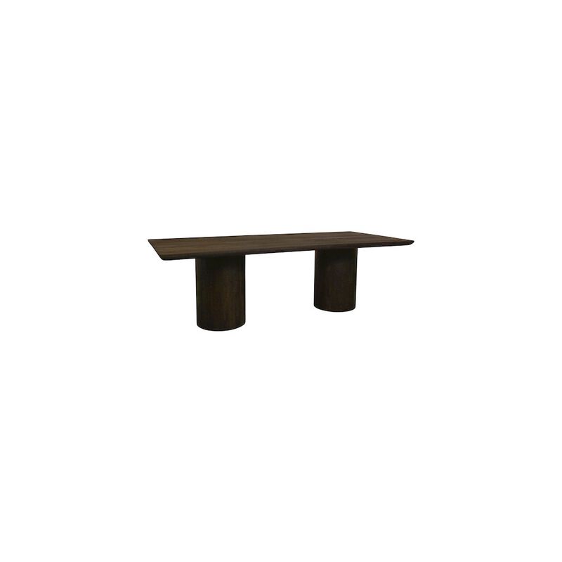 Alex Hamilton Sullivan 96 Solid Wood Rectangular Dining Table in Dark Brown Finish