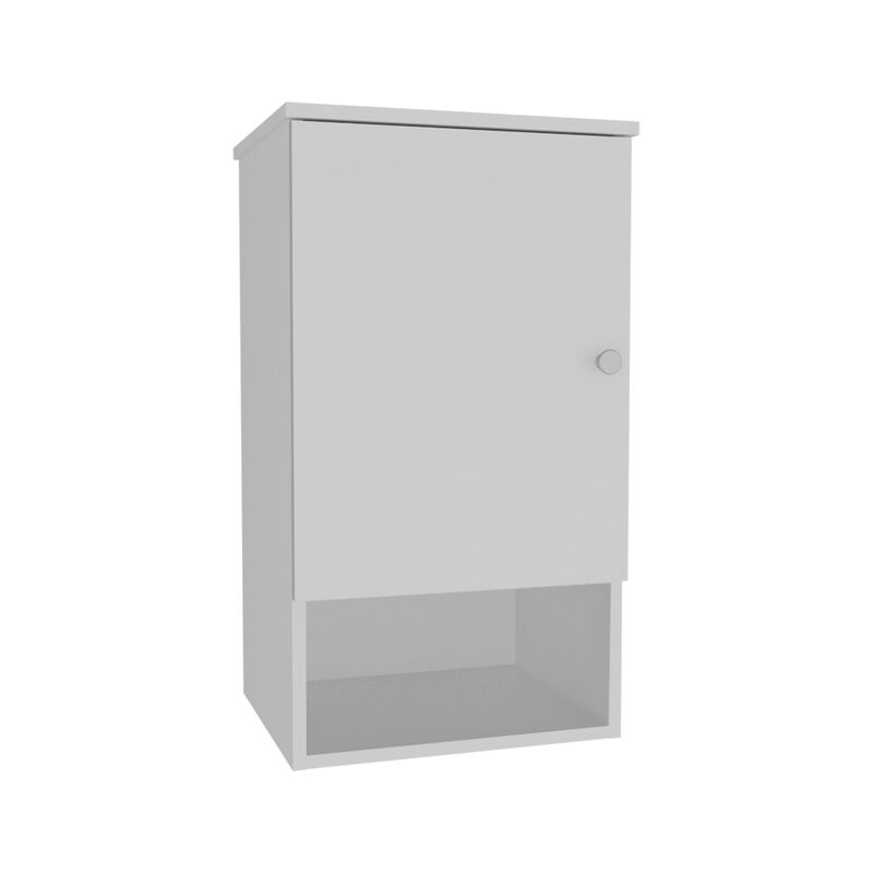 Nulato Medicine Cabinet 28.6" H, with 1 Door and 3 Shelves, Black