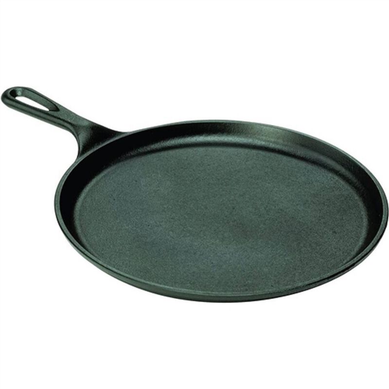 Complete 5-Piece Cast Iron Cookware Set – Durable Dutch Oven, Griddle, and Skillets