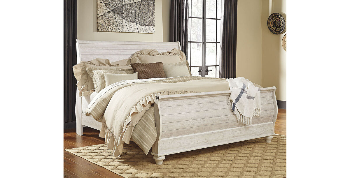 Willowton King Sleigh Bed