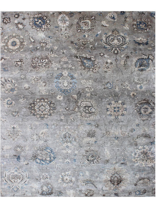 Sophia SOP74010 Brown 9" x 12" Rug
