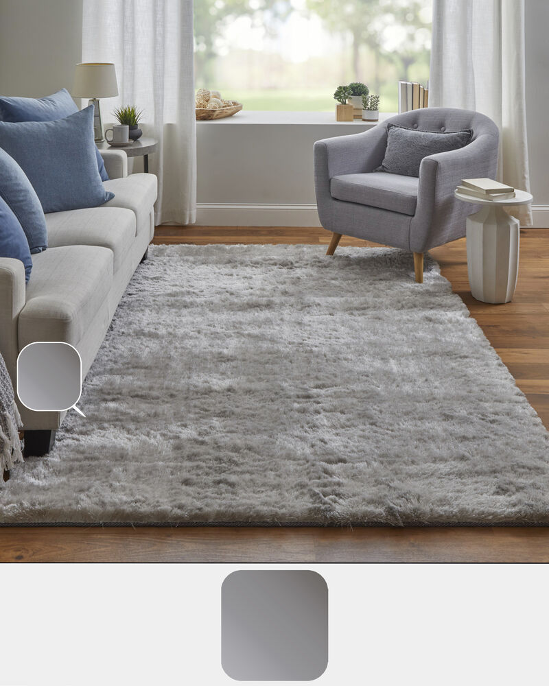 Indochine 4550F Gray/Black 7'6" x 9'6" Rug