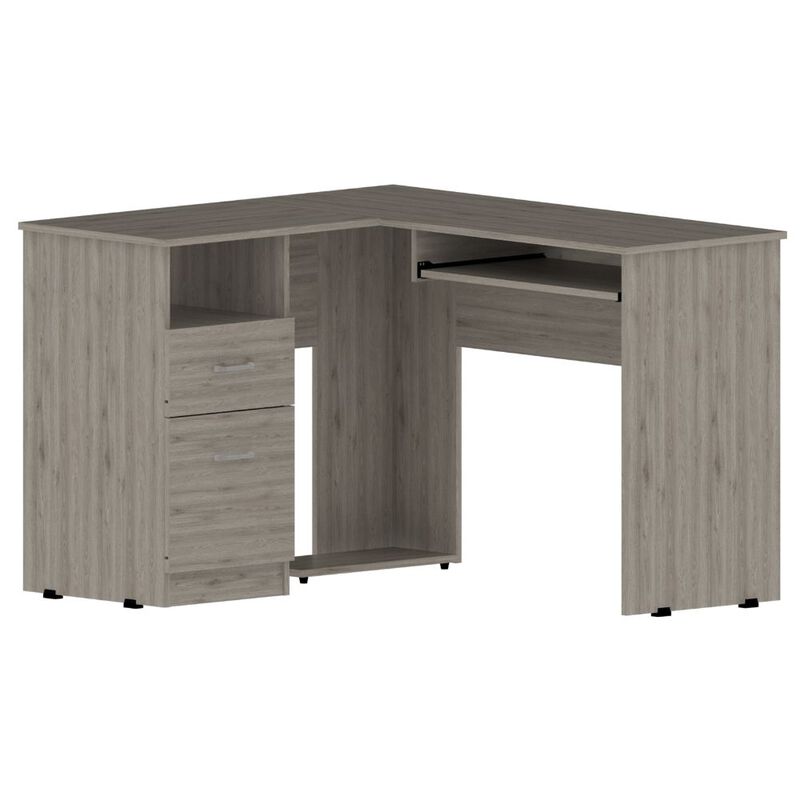 L-Shaped Desk Bradford, Office, Light Gray