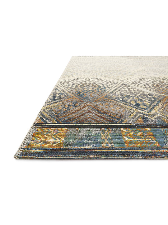 Mika MIK02 Ivory/Mediterranean 5'3" x 7'8" Rug