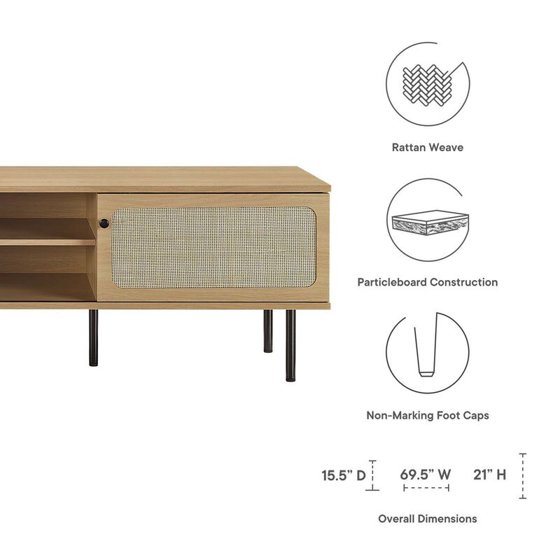 Cambria 70" TV Stand-Benzara