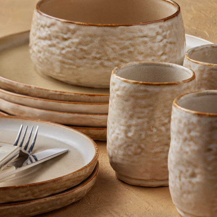 Stone by Mercer Project SHOSAI Stoneware 32 Piece Dinnerware Set