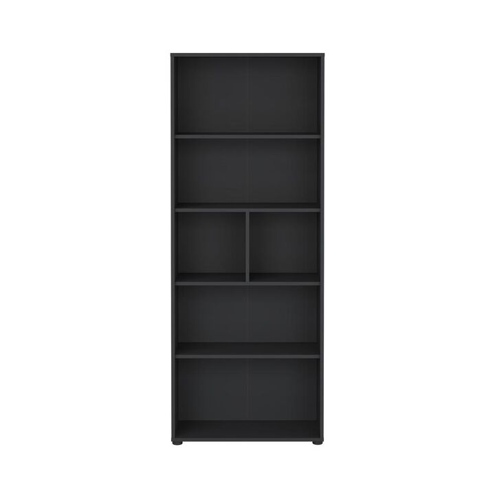 Tvilum Sign 6 Shelf Boockase, Home Office Storage, Matte Grey