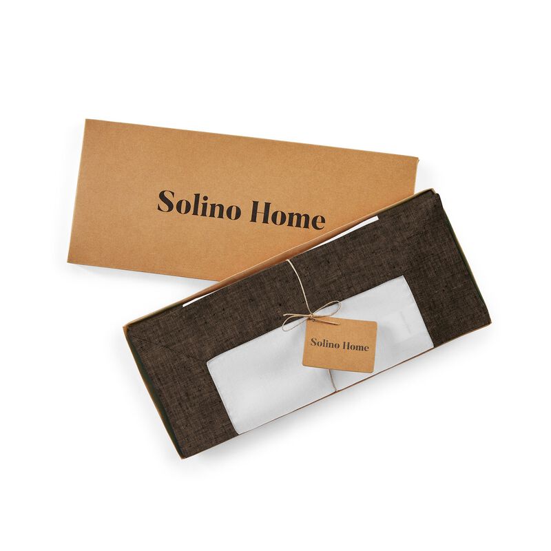 Solino Home 100% Pure Linen Table Runner | Contempo