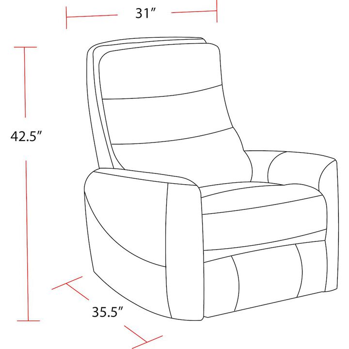 Parker Living Hercules - Black Swivel Glider Recliner Two Pack