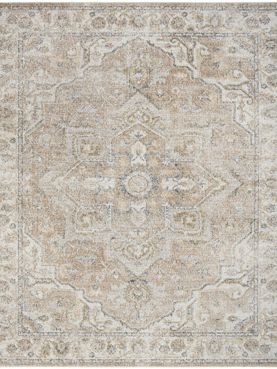 Astra Machine Washable ASW12 Beige 4' x 6' Rug