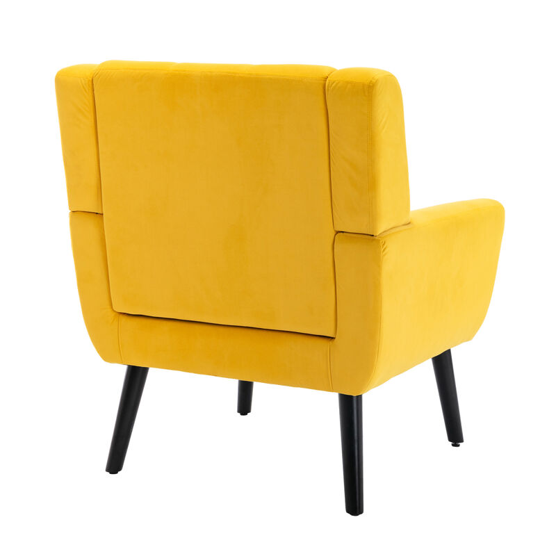 Modern Soft Velvet Material Ergonomics Accent Chair Living Room Chair Bedroom Chair Home Chair