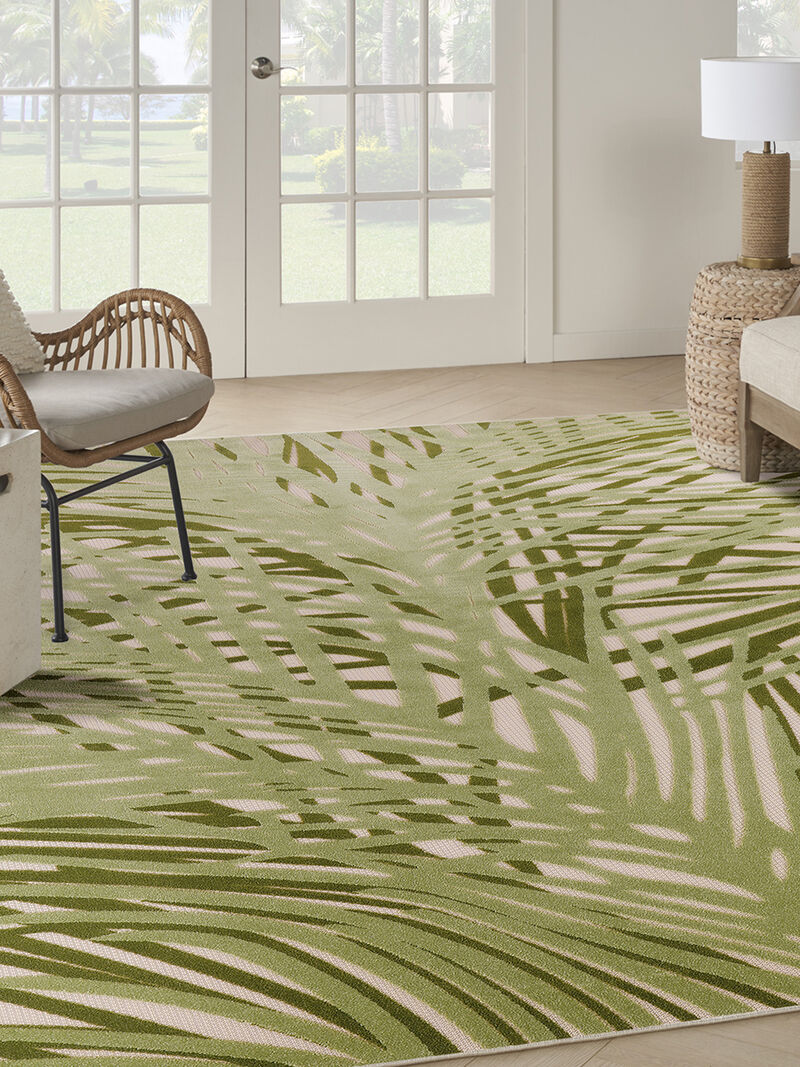 Aloha ALH41 Ivory/Green 9' x 12' Rug