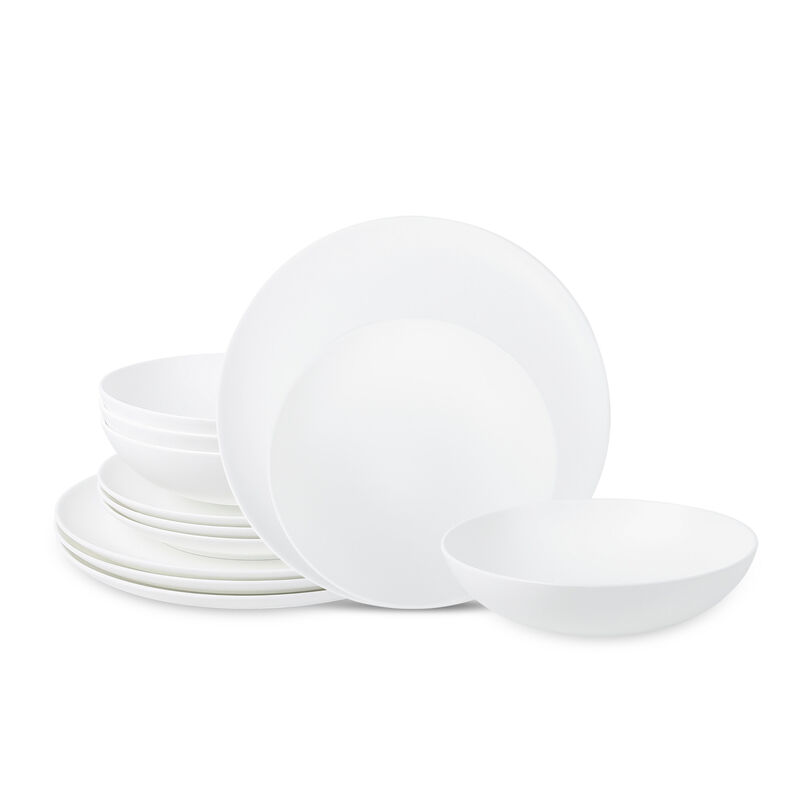 Stone Lain Taglio Bone China 24 Piece Dinnerware Set