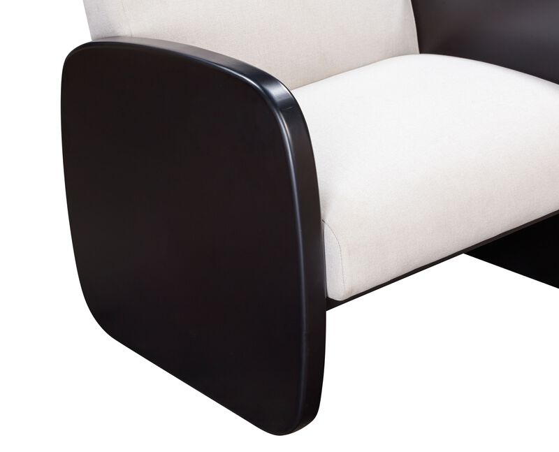Inspired Home Kellie Wood Arm Chair