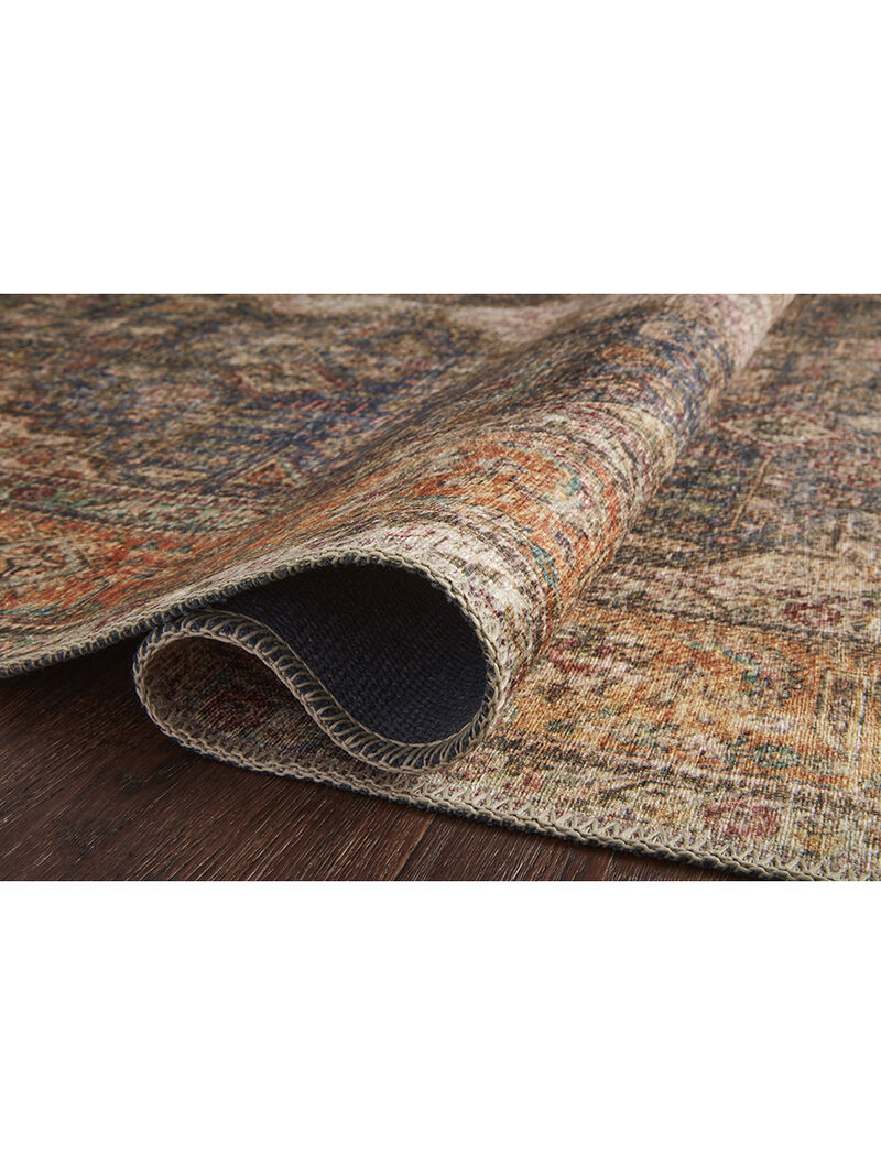 Loren LQ02 Plum/Multi 3'6" x 5'6" Rug