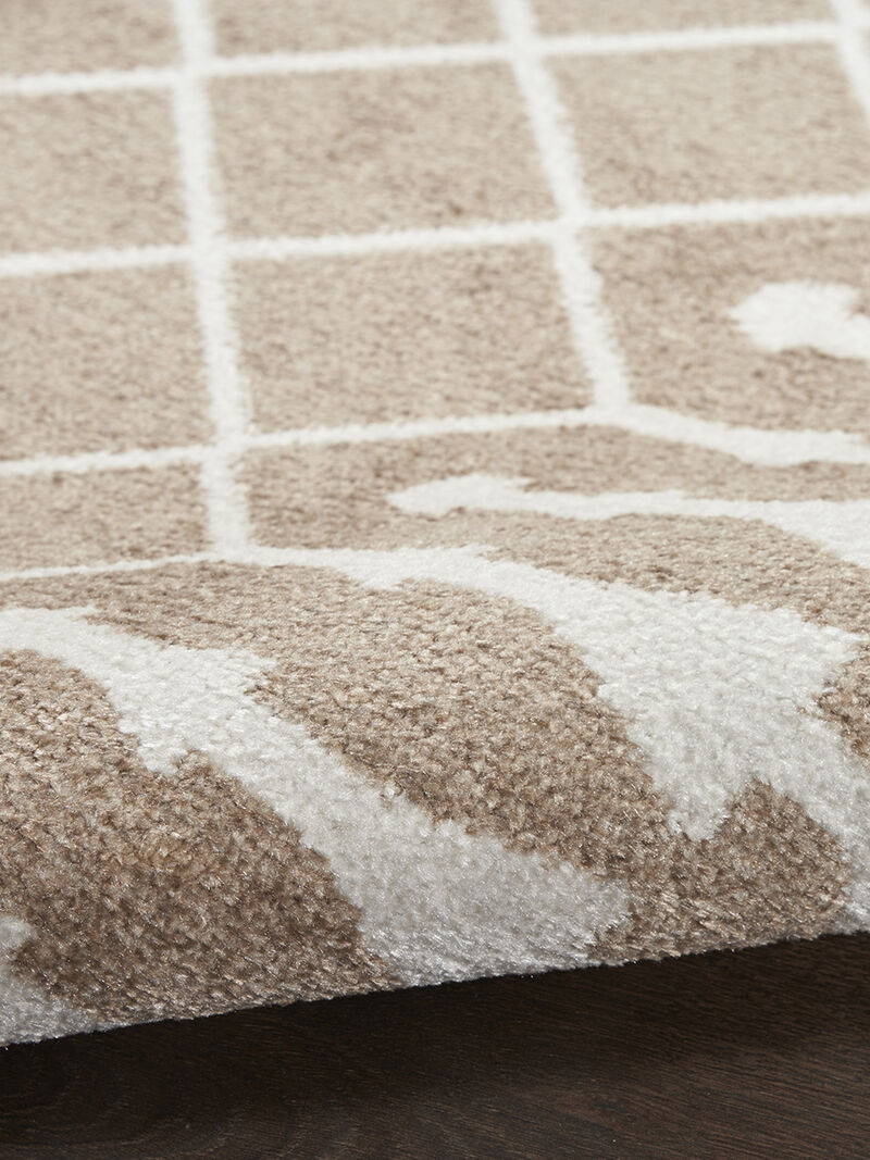 Astra Machine Washable ASW10 Taupe 9' x 12' Rug