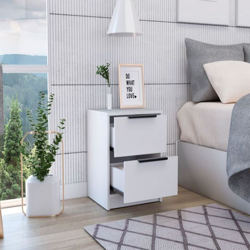 Nightstand Cervants, Bedroom, White